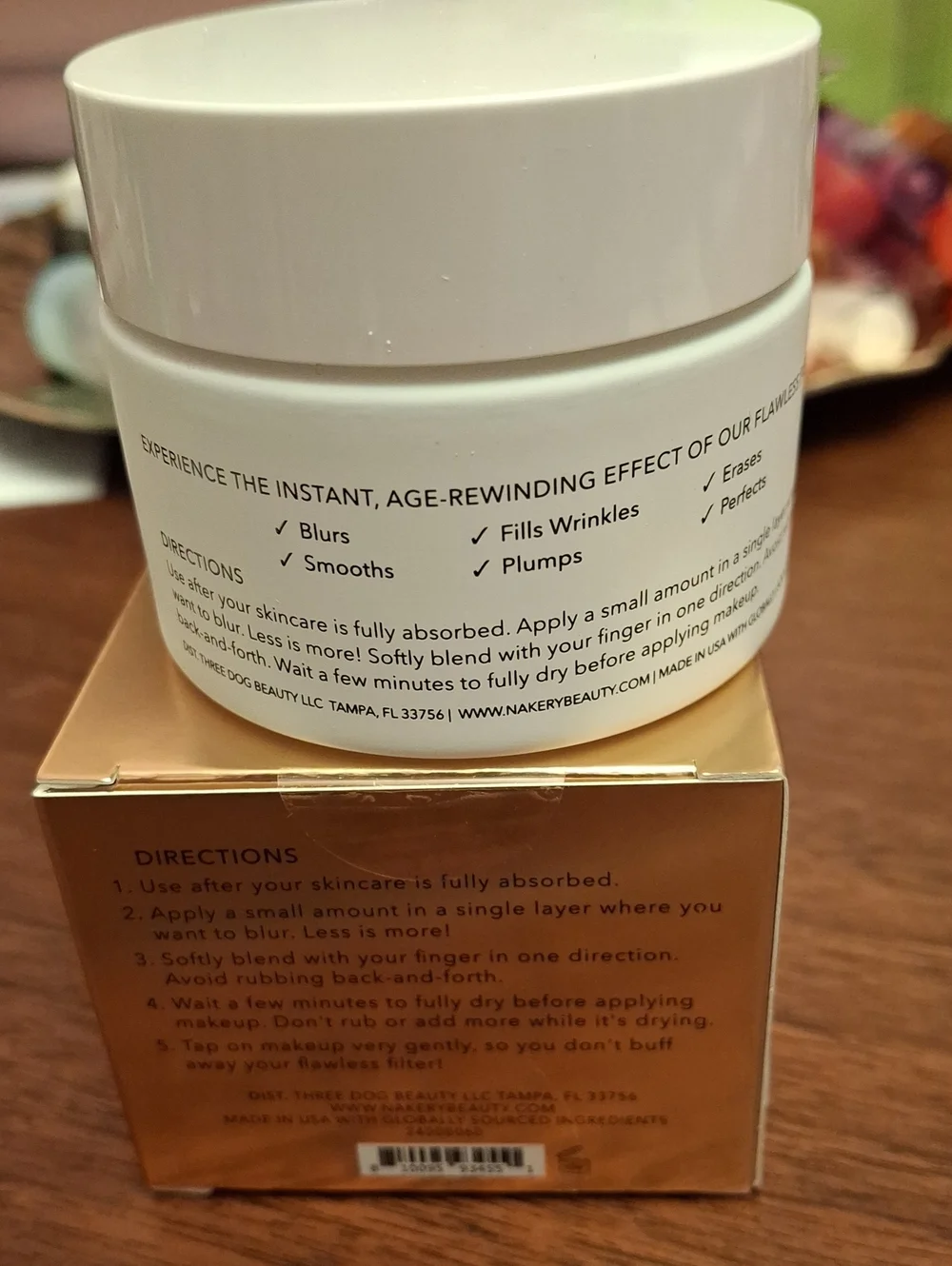 Nakery Pave The Way Flawless Filter Wrinkle Filler 30ml New Sealed Jar
